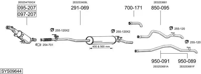 BOSAL SYS09644