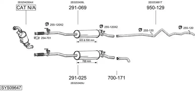 BOSAL SYS09647