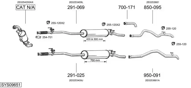 BOSAL SYS09651