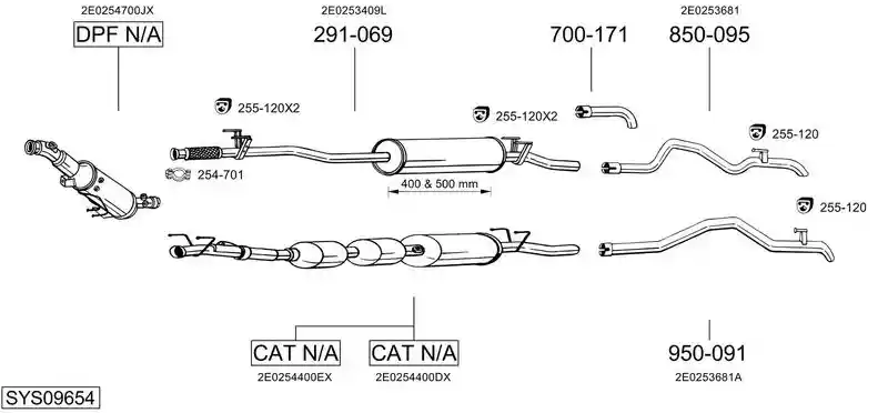BOSAL SYS09654