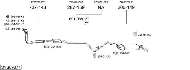 BOSAL SYS09677