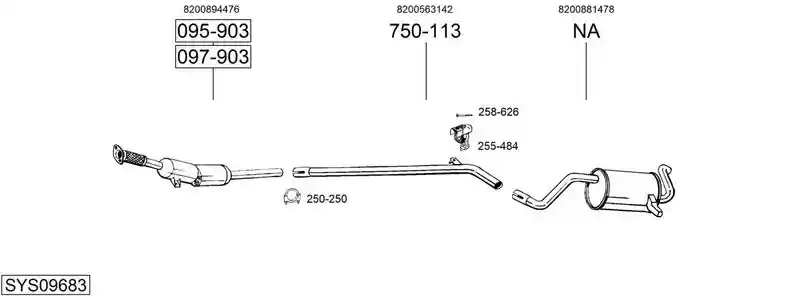 BOSAL SYS09683