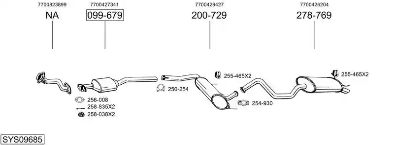 BOSAL SYS09685