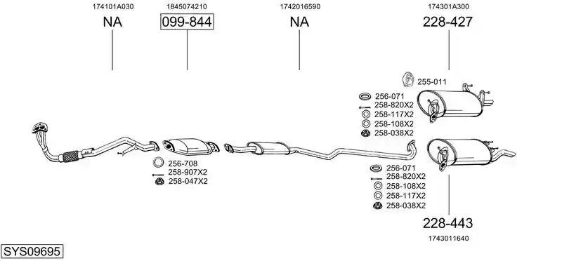 BOSAL SYS09695