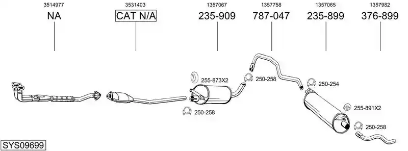 BOSAL SYS09699