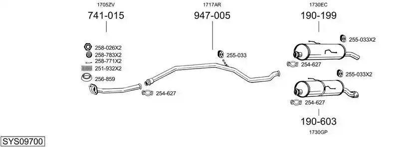 BOSAL SYS09700