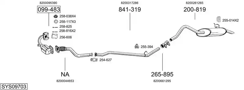 BOSAL SYS09703