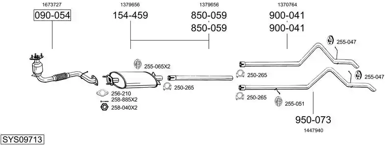 BOSAL SYS09713
