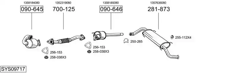BOSAL SYS09717