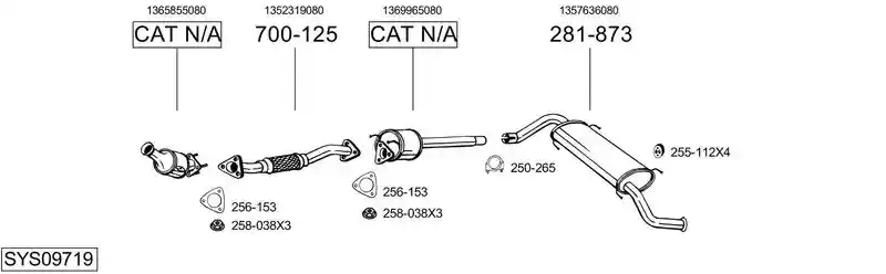 BOSAL SYS09719