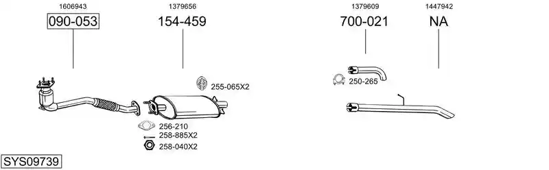 BOSAL SYS09739