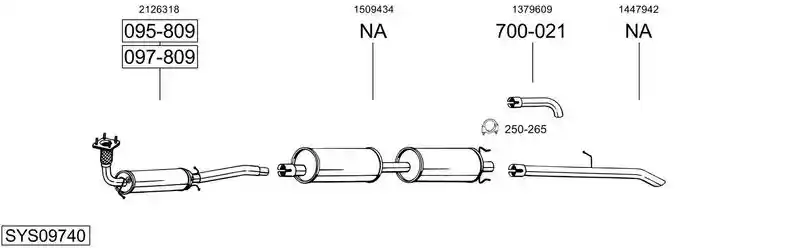 BOSAL SYS09740