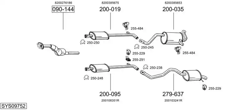 BOSAL SYS09752