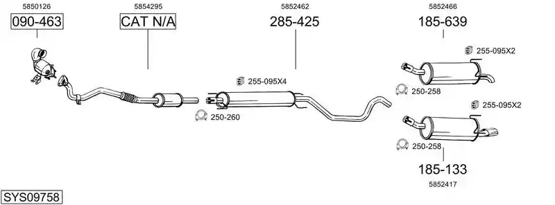 BOSAL SYS09758