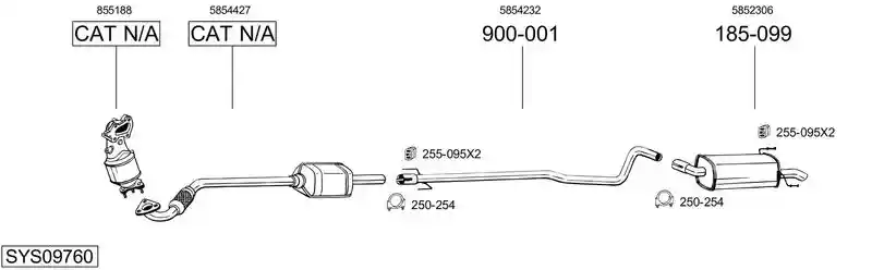 BOSAL SYS09760
