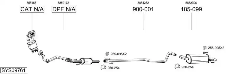 BOSAL SYS09761