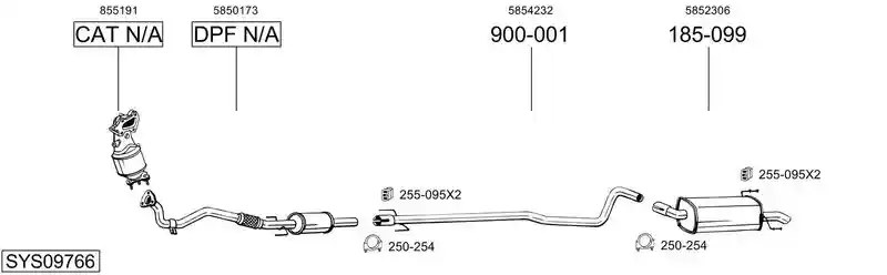 BOSAL SYS09766