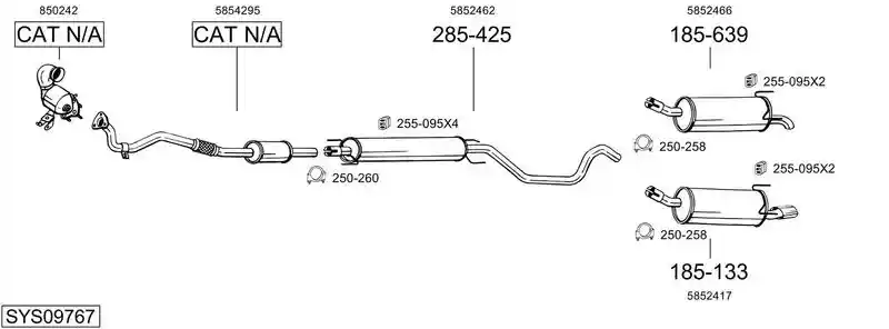 BOSAL SYS09767