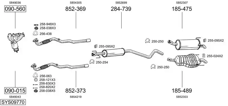 BOSAL SYS09770