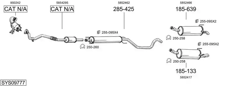 BOSAL SYS09777