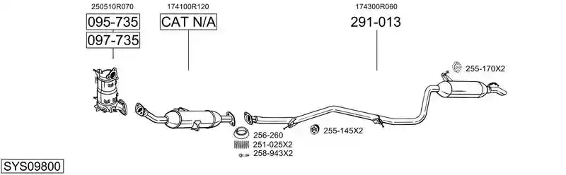 BOSAL SYS09800