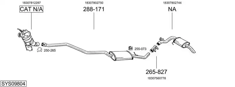 BOSAL SYS09804
