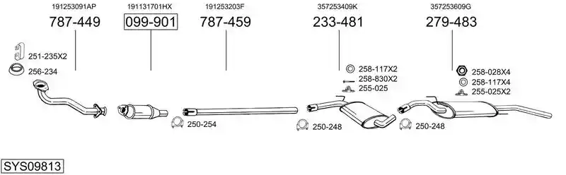 BOSAL SYS09813