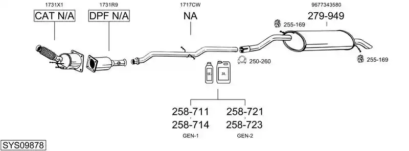 BOSAL SYS09878