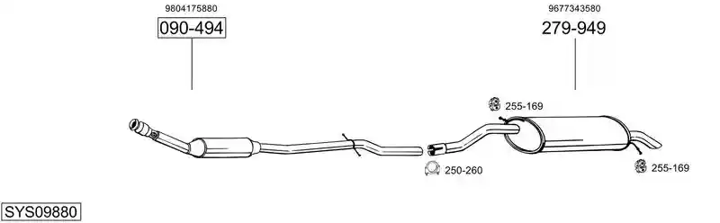 BOSAL SYS09880