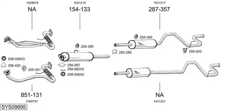 BOSAL SYS09895