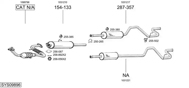 BOSAL SYS09896