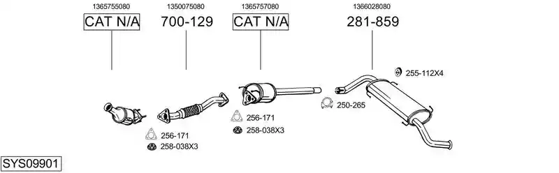 BOSAL SYS09901
