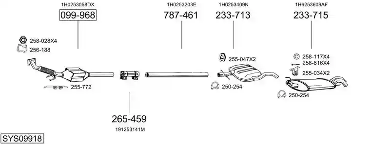 BOSAL SYS09918