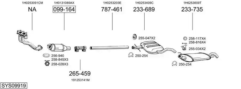 BOSAL SYS09919