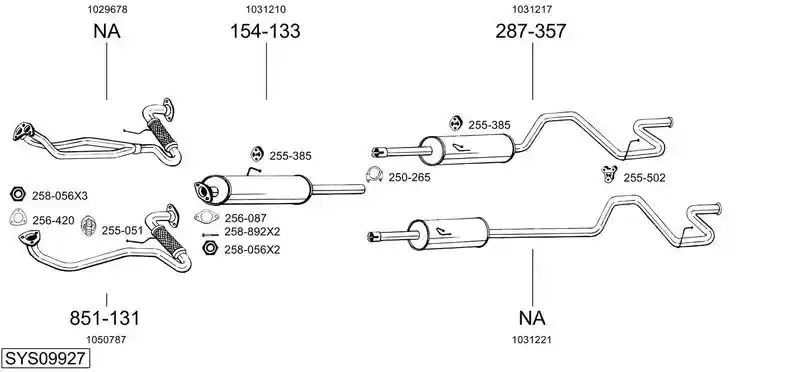 BOSAL SYS09927