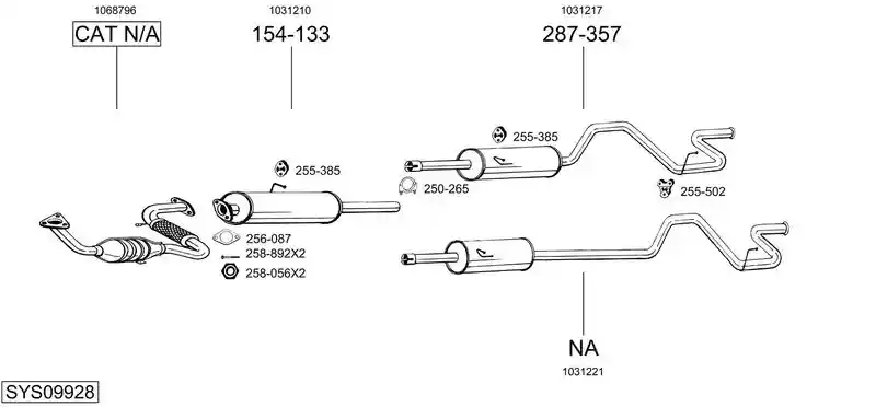 BOSAL SYS09928