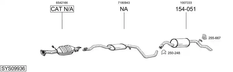 BOSAL SYS09936