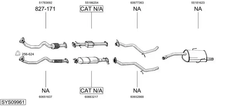 BOSAL SYS09961