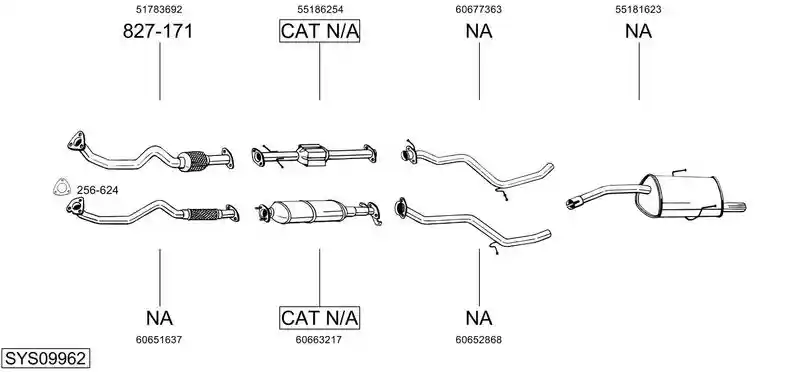 BOSAL SYS09962