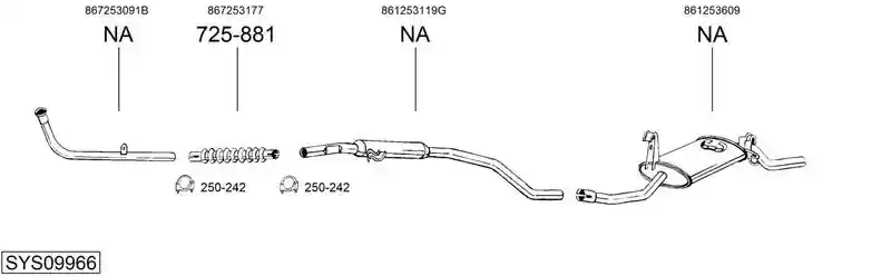 BOSAL SYS09966