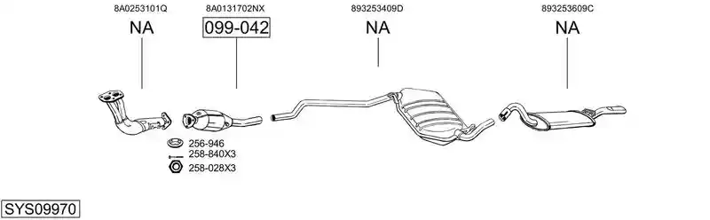 BOSAL SYS09970