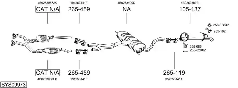 BOSAL SYS09973