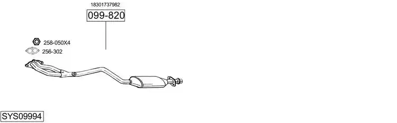 BOSAL SYS09994