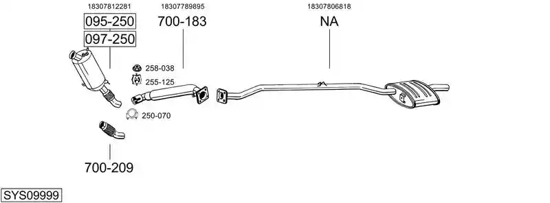 BOSAL SYS09999