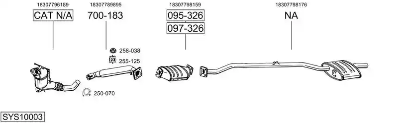 BOSAL SYS10003