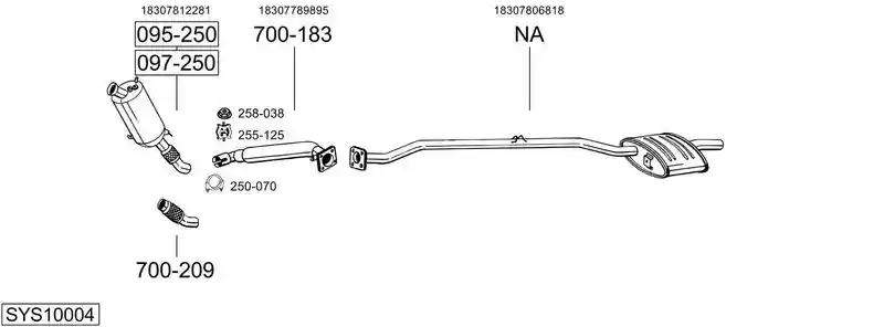 BOSAL SYS10004