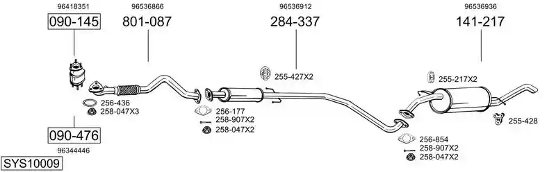 BOSAL SYS10009