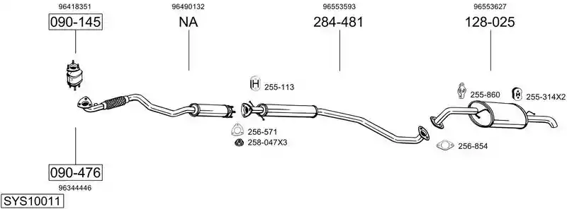 BOSAL SYS10011