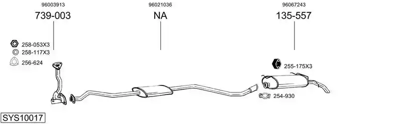 BOSAL SYS10017