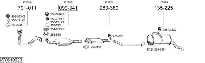BOSAL SYS10020